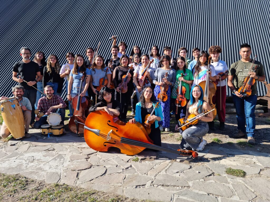 Músicos de la Camerata Juvenil Bariloche