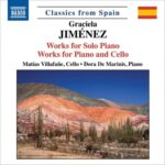 Graciela Jiménez: Presentaciones del CD "Works for Piano. Works for Piano and Cello" en Argentina