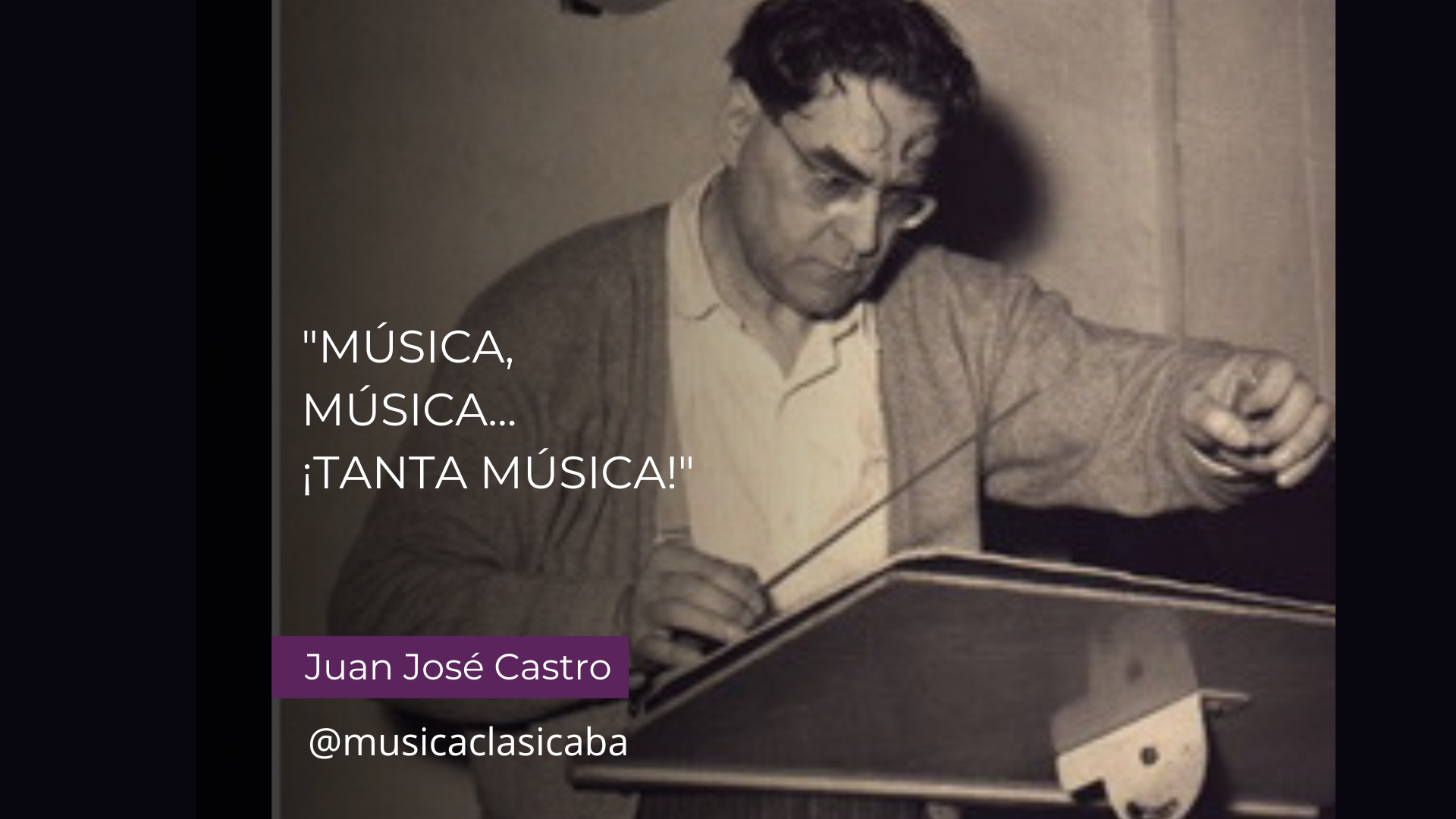 Juan José Castro, figura clave de la música argentina