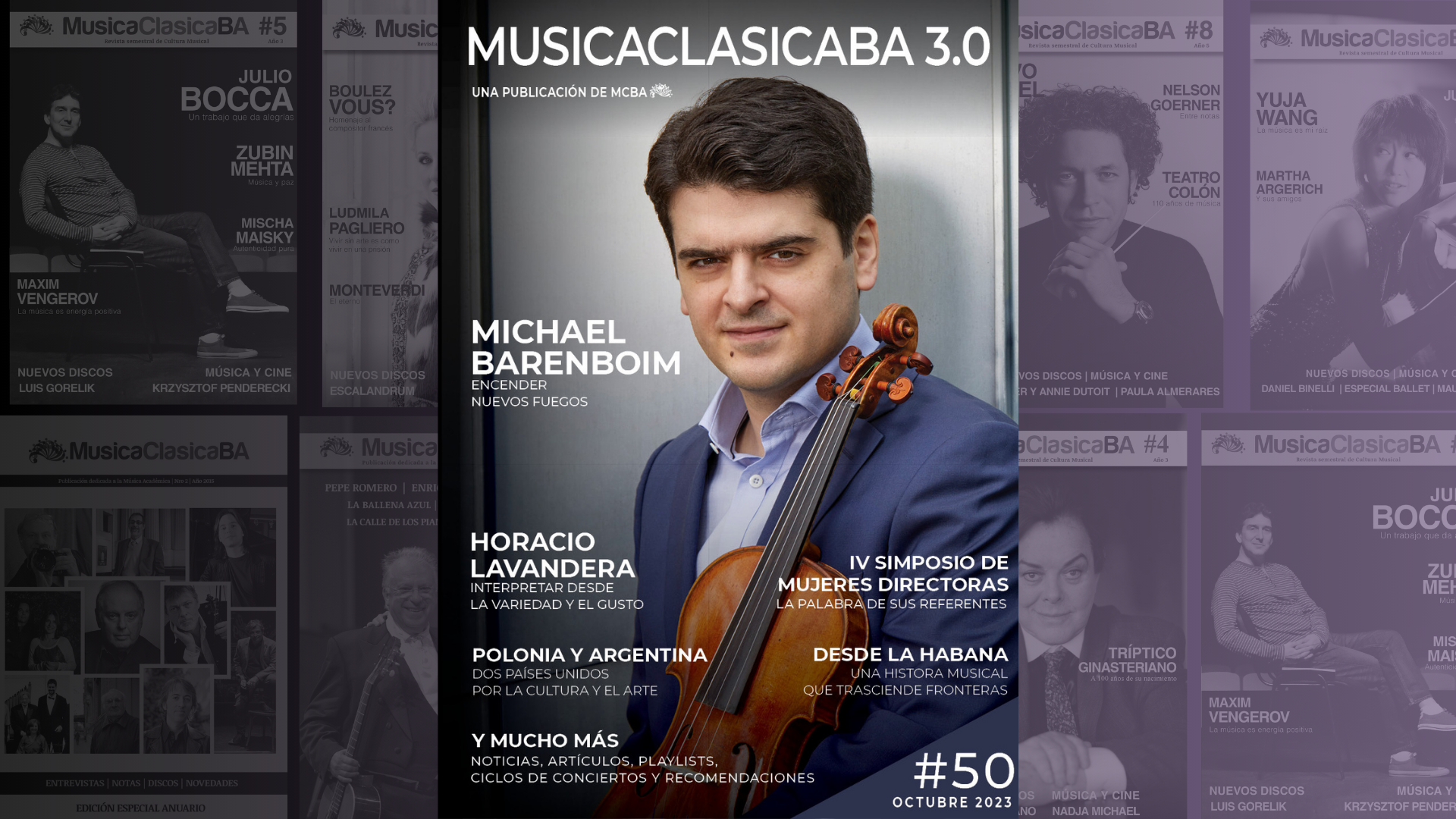 Edición Nro. 50 de la revista MusicaClasicaBA 3.0 – Octubre 2023