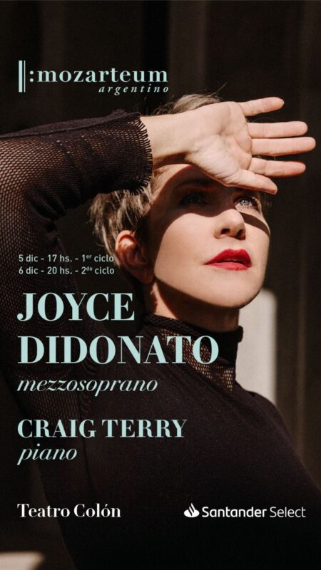 Joyce DiDonato en el Teatro Colón - Temporada 2021 Mozarteum Argentino 