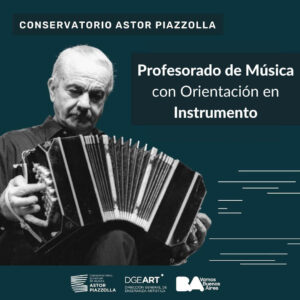 Astor Piazzolla conservatorio instrumento