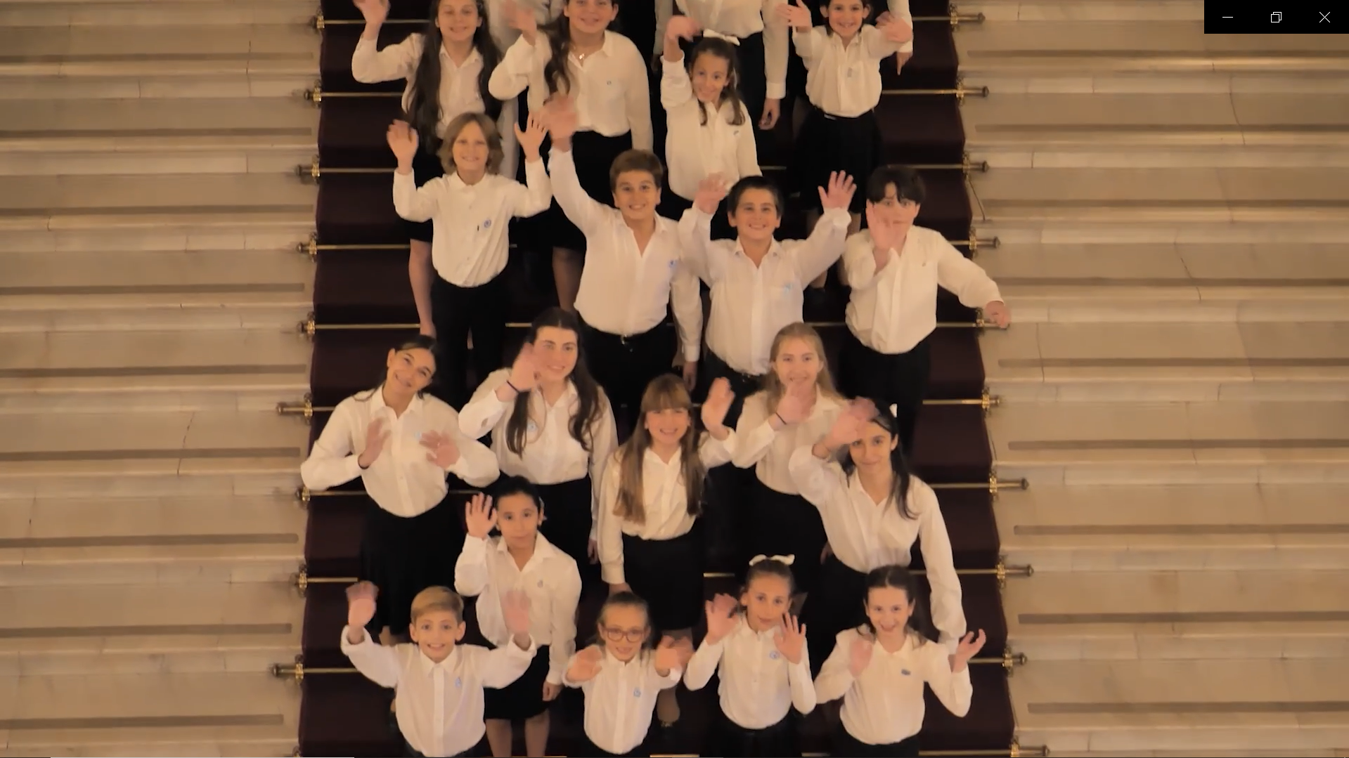 Homenaje del Coro de Niños del Teatro Colón a la Revolución de Mayo